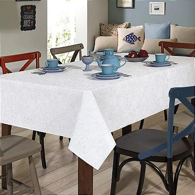 TOALHA DE MESA DOL CLEAN ATHENAS ESTAMPADO 160X250 EDITE 6 LUGARES