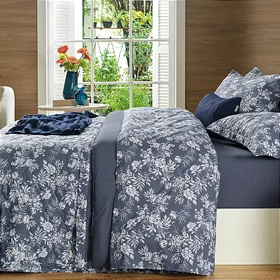 Edredom Karsten Corina Solteiro Estampado 1,80x2,40