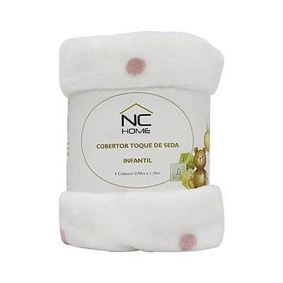COBERTOR NIA TOQUE DE SEDA POA INF 90X110 BRANCO