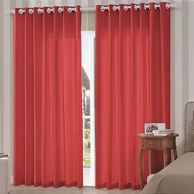 CORTINA BJA RUSTICA 260X170 PANTEX VERMELHO