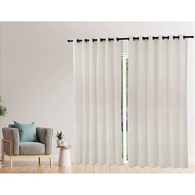 CORTINA BJA RUSTICA 260X170 POLI AREIA