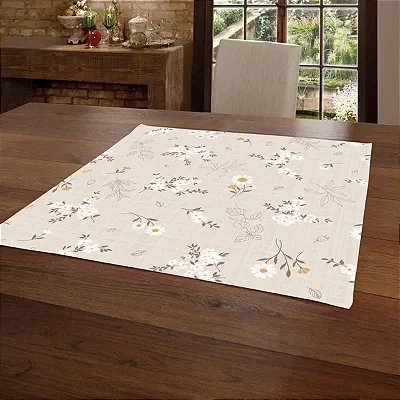 TOALHA DE MESA DOL CLEAN ATHENAS EST 78X78 ESMERALDA 01