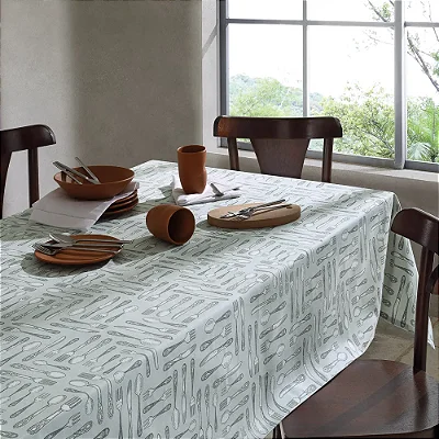 TOALHA DE MESA DOL CLEAN ATHENAS EST 160X250 ELLIE 8 LUGARES