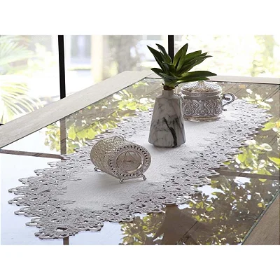 CAMINHO DE MESA JOL VENEZA 40X220 BRANCO