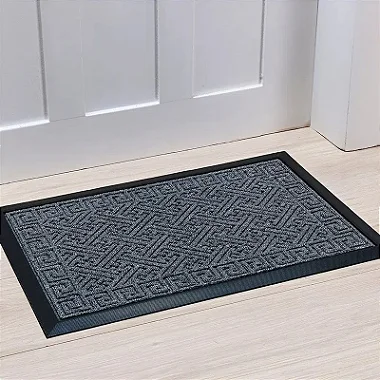TAPETE NIA PORTA LIMA 45X75 DES 001 CINZA