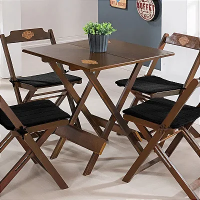 FUTTON NIA MIAMI 4PCS 40X40 PRETO