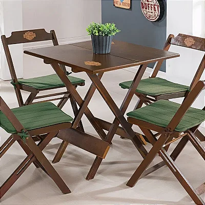 FUTTON NIA MIAMI 4PCS 40X40 VERDE SELVA