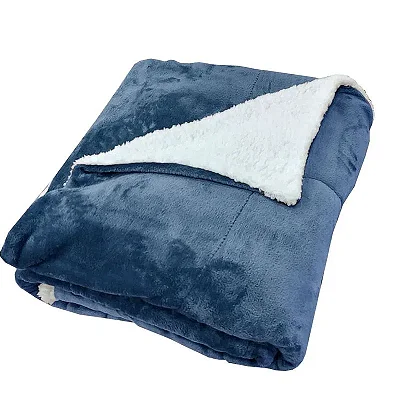 COBERDROM NIA FLANNEL 180X220 PETROLEO