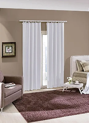 CORTA LUZ BJA TECIDO 200X160 LISO BRANCO