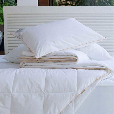 Travesseiro Bud Toque de Plumas Bud 50X90 BRANCO 1PÇ