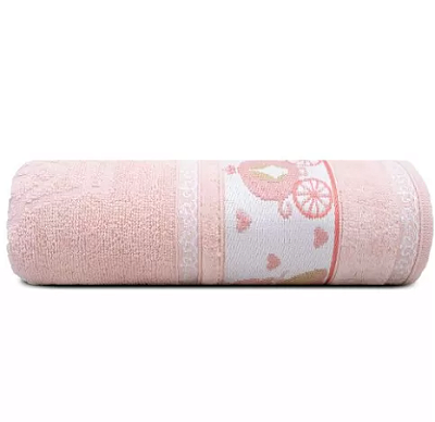 TOALHA BANHO APP AH SOFT KIDS 68X110 ROSA QUARTZO