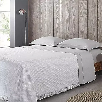 COLCHA BUD COTONE II FRANJA CASAL 220X250 1011