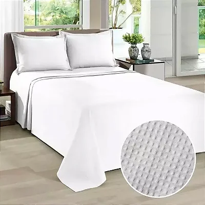 COLCHA DOL PIQUET CASAL 220X250 BRANCA