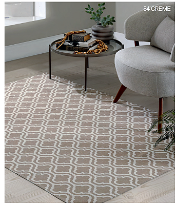 TAPETE BJA JACQUARD 100X130 ELEGANCE CREME