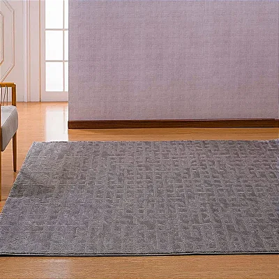 TAPETE NIA SERGIPE 150X200 PRATA
