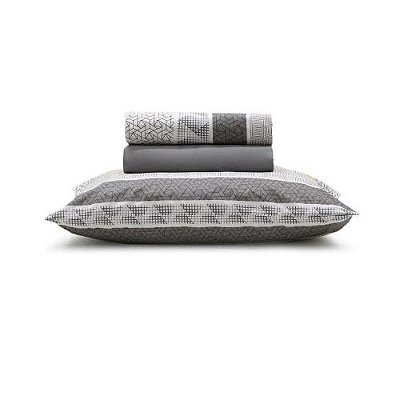 LENÇOL COT PRATA 150F CASAL CINZA 9160 COM ELASTICO