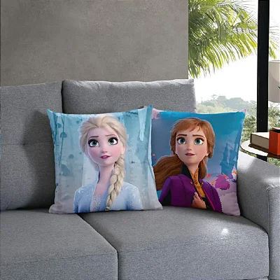 CAPA ALMOFADA BJA 45X45 FROZEN FROZEN FACES