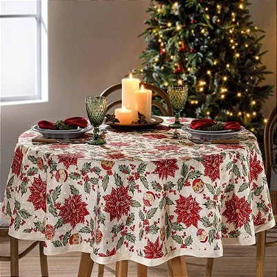 TOALHA DE MESA DOL CELEBRA EST 160R NATAL 106 4 LUGARES