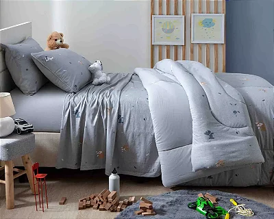EDREDOM KAR SOFEE SOLTEIRO 180X240 BIDU