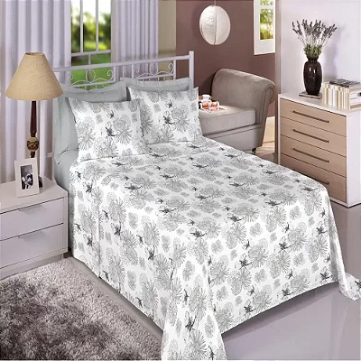 JG CAMA EST PREMIUM LINEA 180F QUEEN 7693-1 CINZA