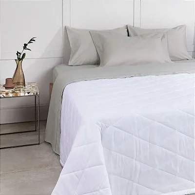 JG CAMA BUD B PERCALLE QUEEN BEGE