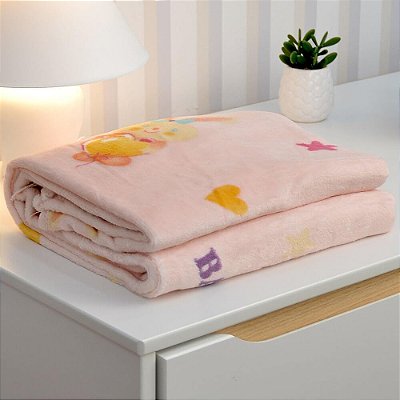 Cobertor Jolitex Kyor Coelhinha Família Urso 90X110