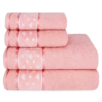 Jogo de Banho Appel Charme 4pcs Ipê Rosa