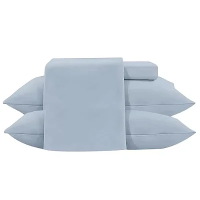 JG CAMA JOL TOQUE DE SEDA CASAL 4PC AZUL