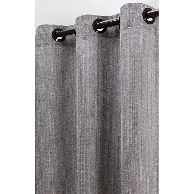 CORTINA BECADECOR MADRAS 540X260 CINZA 8110