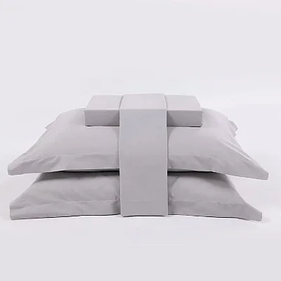 Jogo de Cama Niazitex 200 fios Essential Solteiro Prata