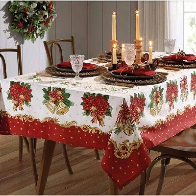 Toalha de Mesa Dol Athenas Est 160X250 Natal 107