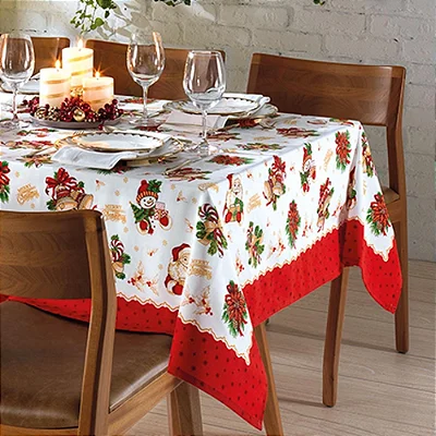 Toalha de mesa Dol Athenas 140X140 Natal 111 4 lugares