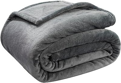 Cobertor Camesa Velour 300g Casal 180x220 Cinza