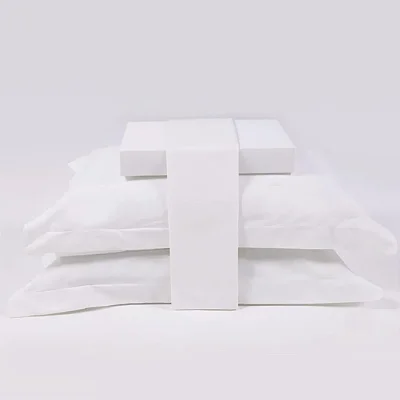Jogo de Cama Solteiro Essential 200 Fios Branco 100% Algodão