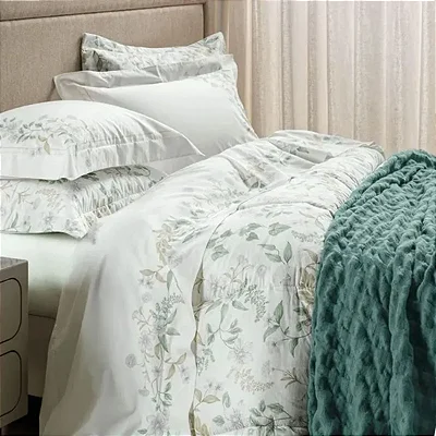 Edredom Karsten Adelia Estampado Queen 180 Fios