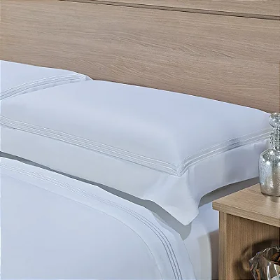 Fronha Niazitex 600 Fios 2 Peças Branco