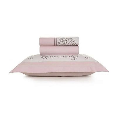 Jogo de Cama Karsten Bia Estampado Solteiro 3 Peças