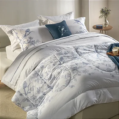 Kit Colcha Karsten Dora Estampado Queen 3pcs