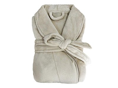 Roupão Neo Velour Camesa Bege M