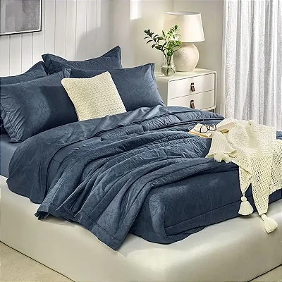Jogo de Cama Karsten Catena Estampado 4pcs Queen