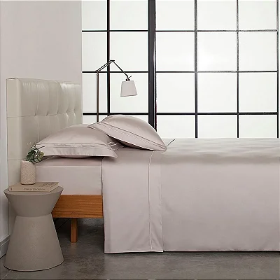 Jogo de Cama Buddemeyer Sublime Queen Bege Ponto Cheio Bege 4 Peças