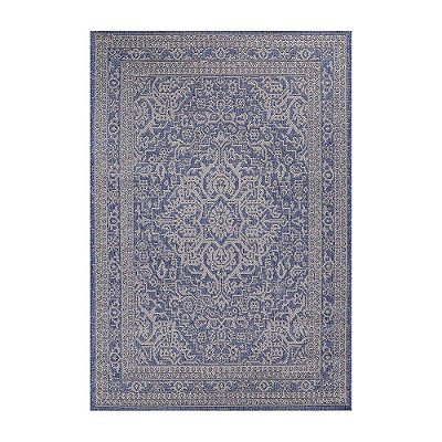 Tapete Jolitex Sisalis Classic 150x200 Azul Marfim