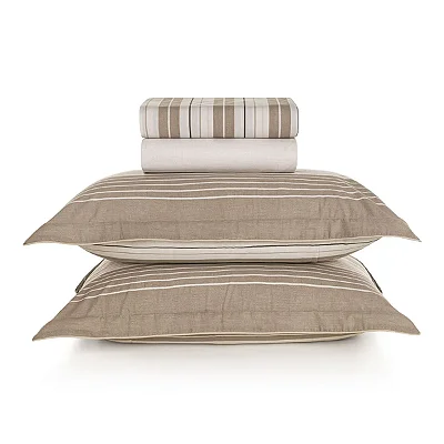 Jogo de Cama Karsten Damier Estampado Queen 4pcs