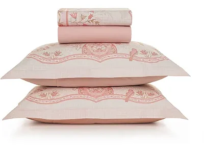 Jogo de Cama Karsten Emília Estampado 4peças Casal
