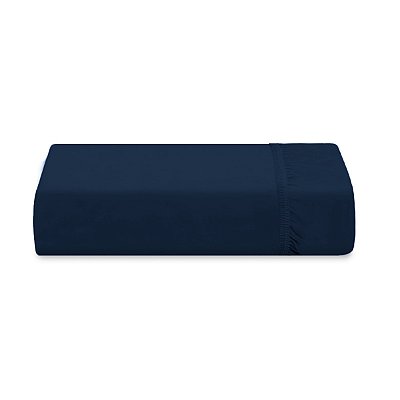 Lençol Sul Brasil Premium Penteado King 190x200x40 Cor Azul Real
