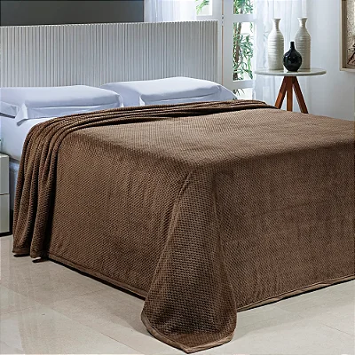 Cobertor Niazitex Toque de Seda Premier Nc Kaki Favo 180x220