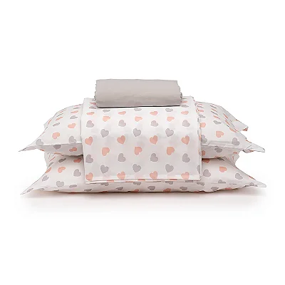 Jogo de Cama Casal Döhler Venus Ambar Digital Estampado 3 Peças