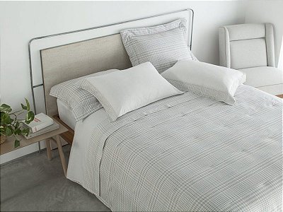 Jogo de Cama Buddemeyer Gran Percalle Castillo Queen 4 Peças 200 Fios Dobra Feita
