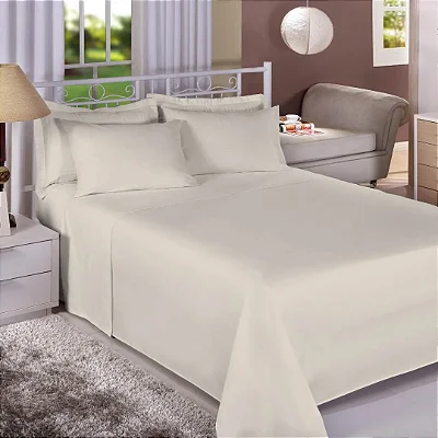 Jogo de Cama Estamparia Premium Linea 180 Fios Solteiro 7892 Cinza 3pcs