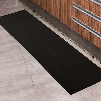 Tapete Niazitex Cozinha Trame 50x120 Preto